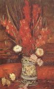 Vincent Van Gogh Vase with Red Gladioli (nn04) china oil painting artist